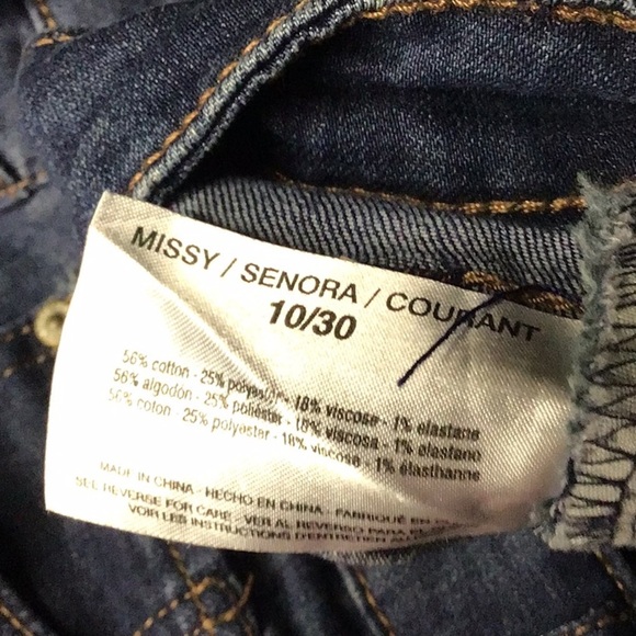 Vintage America Weekend Crop Women's Size 10 Jeans - Picture 4 of 7